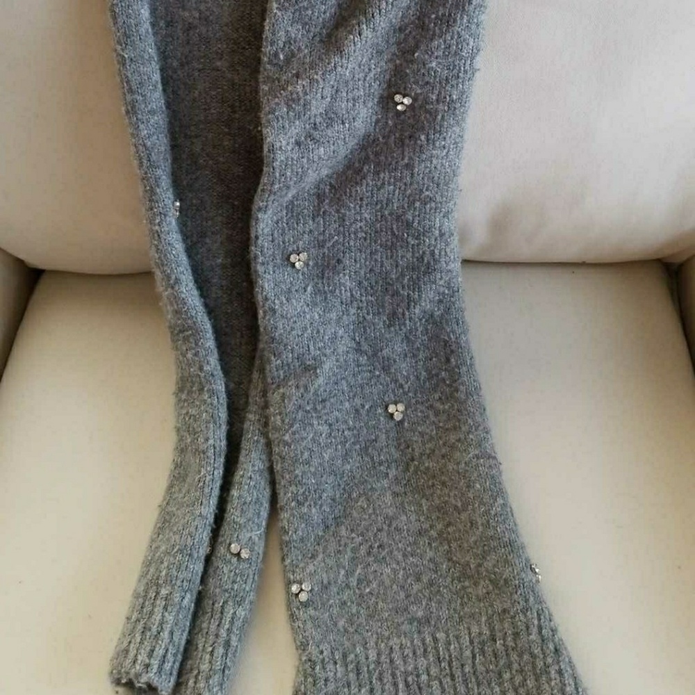 Soft Surroundings long scarf with rhinestones